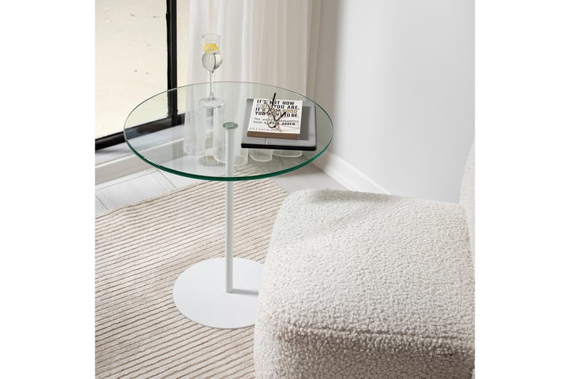 Chill-Out Sidobord 50x50 cm Vit - Hanah Home - Möbler - Bord & matgrupper - Avlastningsbord - Lampbord