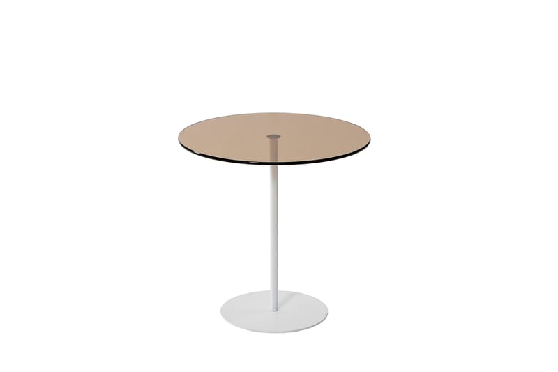 Chill-Out Sidobord 50x50 cm Vit/Brons - Hanah Home - Möbler - Bord & matgrupper - Avlastningsbord - Lampbord