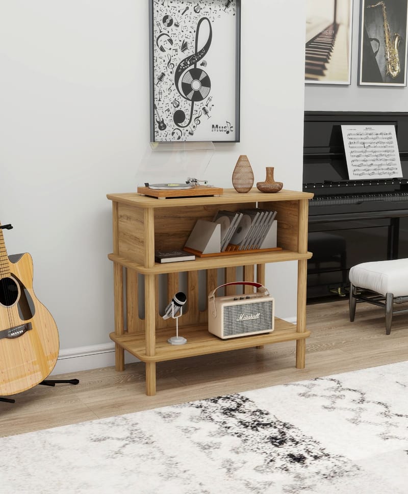 Clavor Sidobord 73 cm - Ek - Möbler - Bord & matgrupper - Avlastningsbord - Lampbord