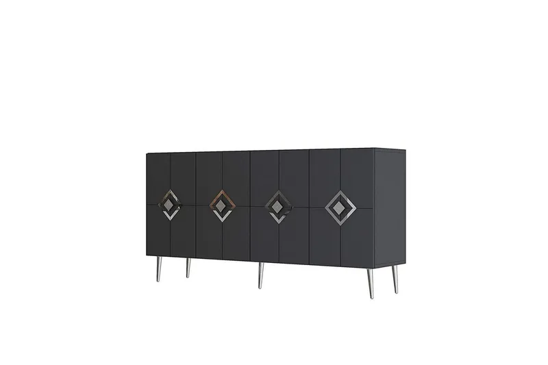 Cleryn Konsollbord 150 cm - Antracit/Silver - Möbler - Bord & matgrupper - Avlastningsbord - Hallbord