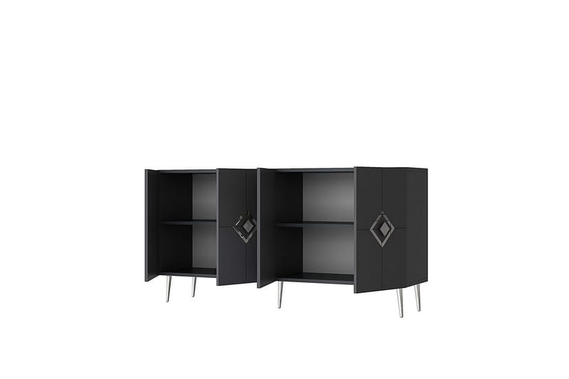 Cleryn Konsollbord 150 cm - Antracit/Silver - Möbler - Bord & matgrupper - Avlastningsbord - Hallbord