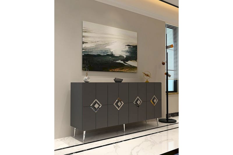 Cleryn Konsollbord 150 cm - Antracit/Silver - Möbler - Bord & matgrupper - Avlastningsbord - Hallbord