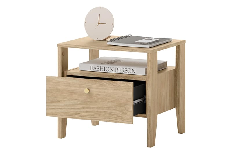Cocorna Sängbord 50 cm - Beige - Möbler - Bord & matgrupper - Avlastningsbord - Sängbord & nattduksbord