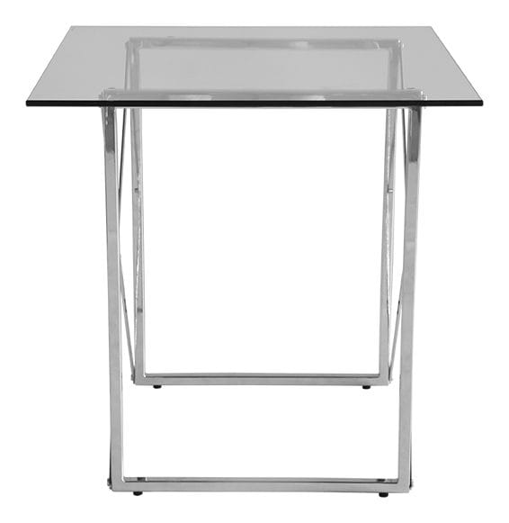 Cross Lampbord 55 x 55 cm - Krom, Krom