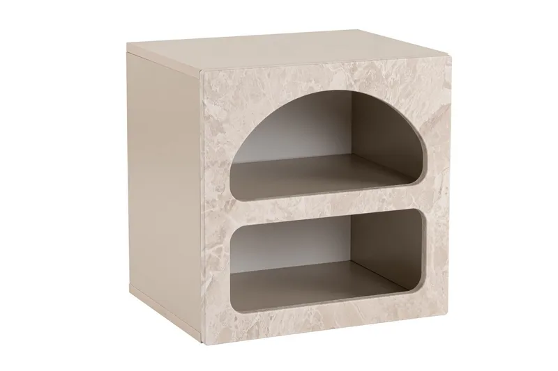 Dalim Sängbord 50 cm, Travertine/Sandsten