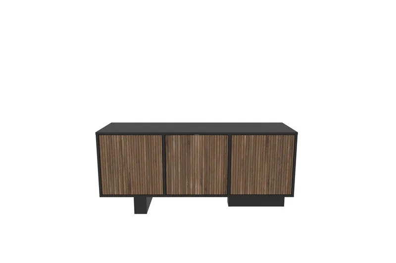 Dargaville Konsollbord 150 cm, Svart/Valnöt