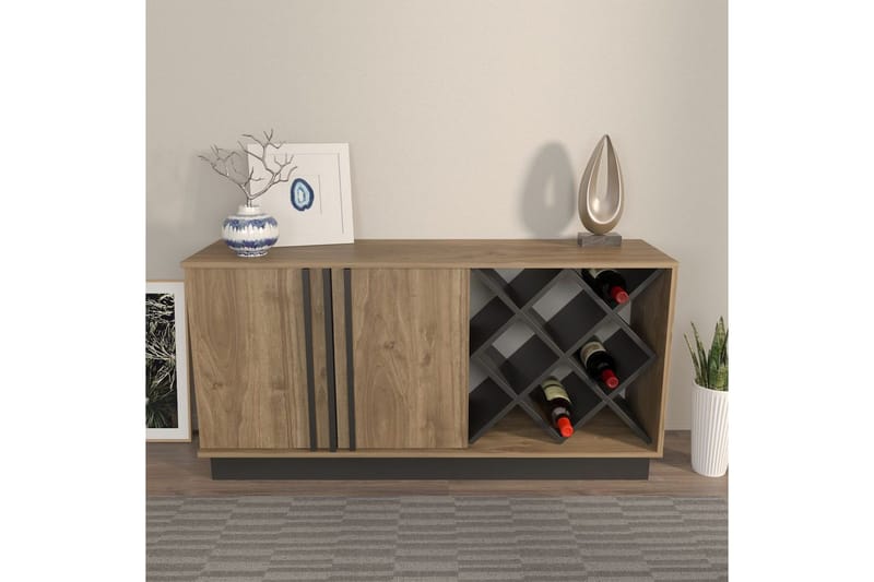 Dasina Konsollbord 148 cm - Valnöt/Svart - Möbler - Bord & matgrupper - Avlastningsbord - Hallbord