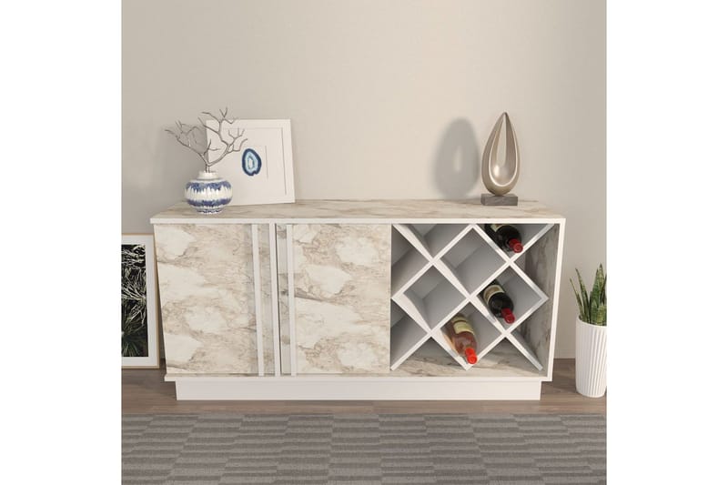 Dasina Konsollbord 148 cm - Vit - Förvaring - Förvaringsmöbler - Sideboard & skänk