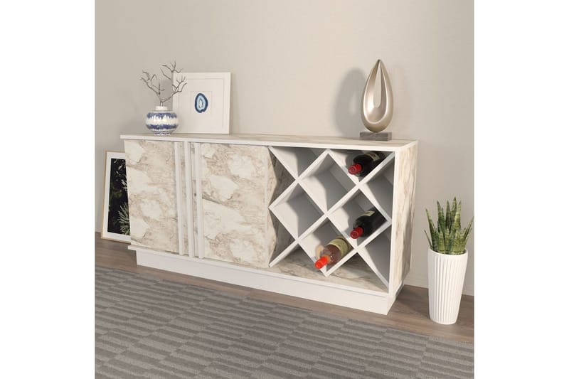 Dasina Konsollbord 148 cm - Vit - Förvaring - Förvaringsmöbler - Sideboard & skänk