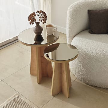 Dasina Sidobord 2 delar 50 cm - Bronzie/Safir Ek - Möbler - Bord & matgrupper - Avlastningsbord - Satsbord