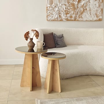 Dasina Sidobord 2 delar 50 cm - Bronzie/Safir Ek - Möbler - Bord & matgrupper - Avlastningsbord - Satsbord