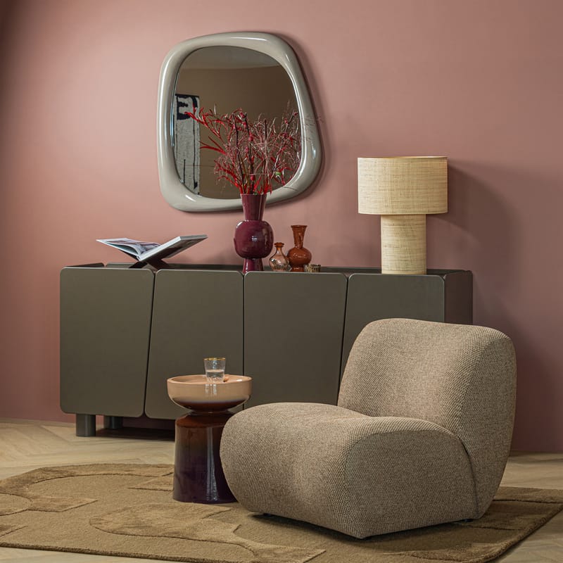 Dekorativt Sidobord Tumo 35 cm Utomhus - Lila/Brun - Möbler - Bord & matgrupper - Avlastningsbord - Lampbord