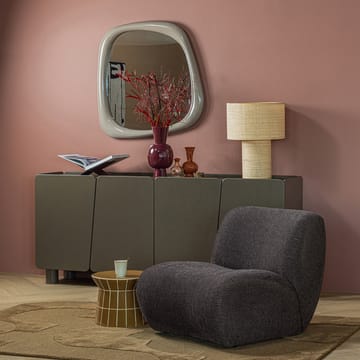 Dekorativt Sidobord Plu 38 cm Rund - Honungsgul - Möbler - Bord & matgrupper - Avlastningsbord - Lampbord
