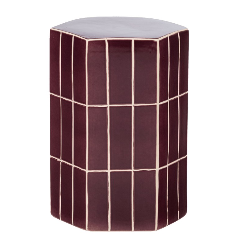 Dekorativt Sidobord Plu 30 cm Utomhus - Lila - Möbler - Bord & matgrupper - Avlastningsbord - Lampbord