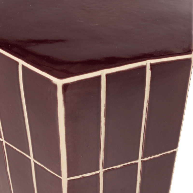 Dekorativt Sidobord Plu 30 cm Utomhus - Lila - Möbler - Bord & matgrupper - Avlastningsbord - Lampbord