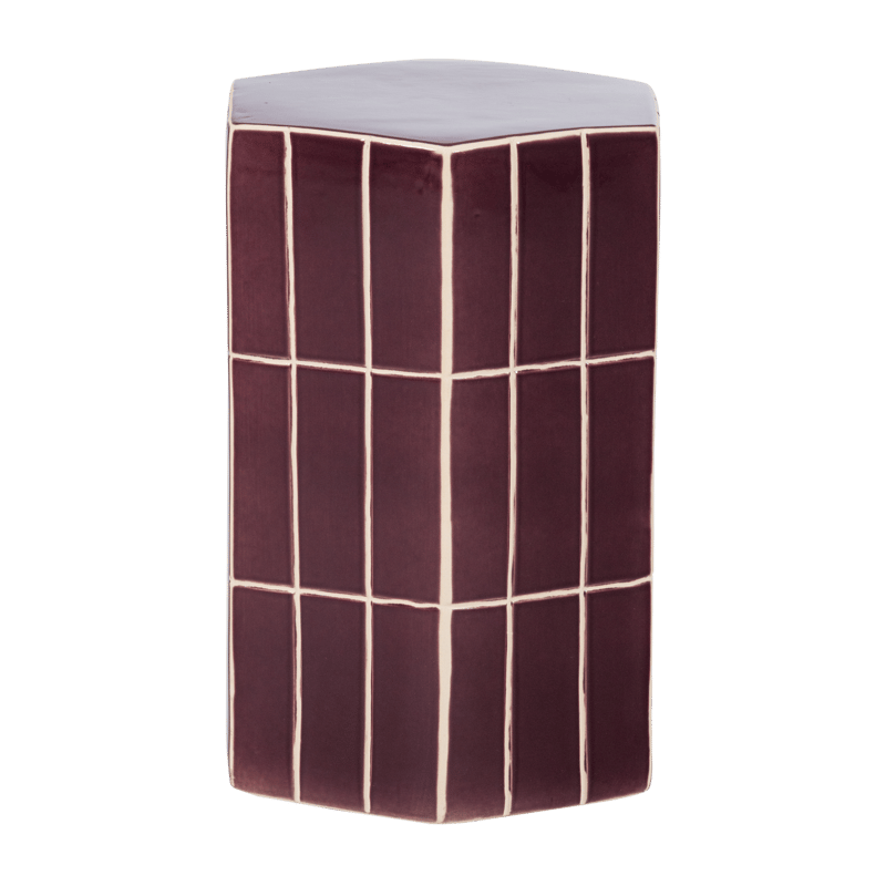 Dekorativt Sidobord Plu 30 cm Utomhus - Lila - Möbler - Bord & matgrupper - Avlastningsbord - Lampbord