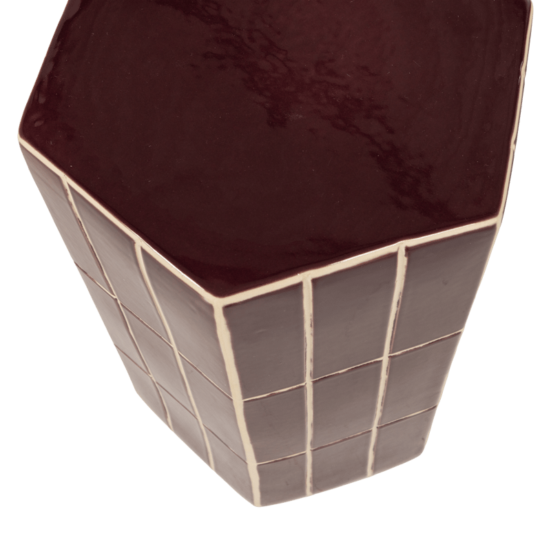 Dekorativt Sidobord Plu 30 cm Utomhus - Lila - Möbler - Bord & matgrupper - Avlastningsbord - Lampbord