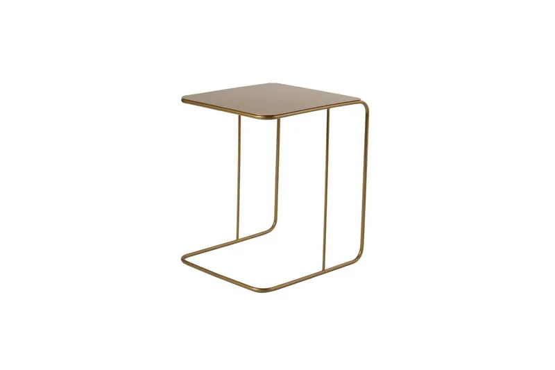 Dera Sidobord 47 cm - Guld - Möbler - Bord & matgrupper - Avlastningsbord - Lampbord