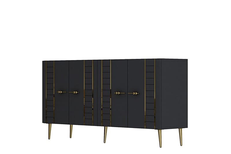 Deylin Konsollbord 150 cm - Antracit/Guld - Möbler - Bord & matgrupper - Avlastningsbord - Hallbord