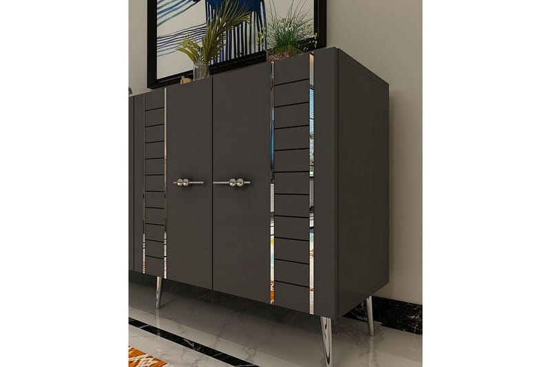 Deylin Konsollbord 150 cm - Antracit/Silver - Möbler - Bord & matgrupper - Avlastningsbord - Hallbord