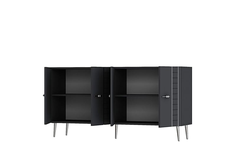 Deylin Konsollbord 150 cm - Antracit/Silver - Möbler - Bord & matgrupper - Avlastningsbord - Hallbord