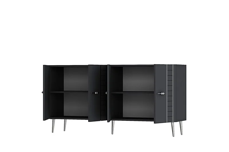 Deylin Konsollbord 150 cm - Antracit/Silver - Möbler - Bord & matgrupper - Avlastningsbord - Hallbord