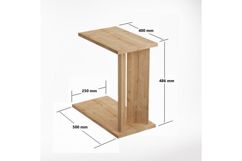 Deyra Sidobord 25 cm - Ek - Möbler - Bord & matgrupper - Avlastningsbord - Lampbord