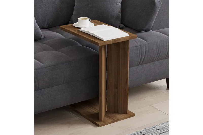 Deyra Sidobord 25 cm - Valnöt - Möbler - Bord & matgrupper - Avlastningsbord - Lampbord