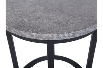 Dixie Satsbord 2 St 37|37 cm - Svart - Möbler - Bord & matgrupper - Avlastningsbord - Satsbord