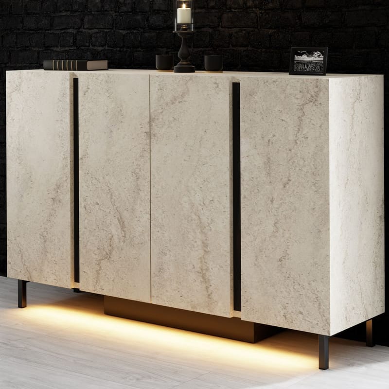 Djarhint Konsolbord 127 cm - Travertin - Möbler - Bord & matgrupper - Avlastningsbord - Hallbord