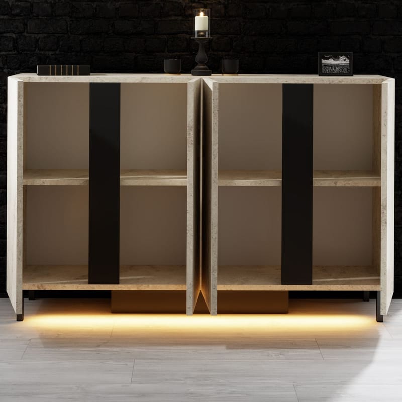 Djarhint Konsolbord 127 cm - Travertin - Möbler - Bord & matgrupper - Avlastningsbord - Hallbord