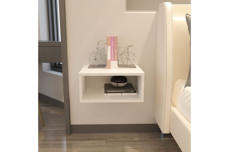 Dora Sängbord 45 cm - Vit - Möbler - Bord & matgrupper - Avlastningsbord - Sängbord & nattduksbord