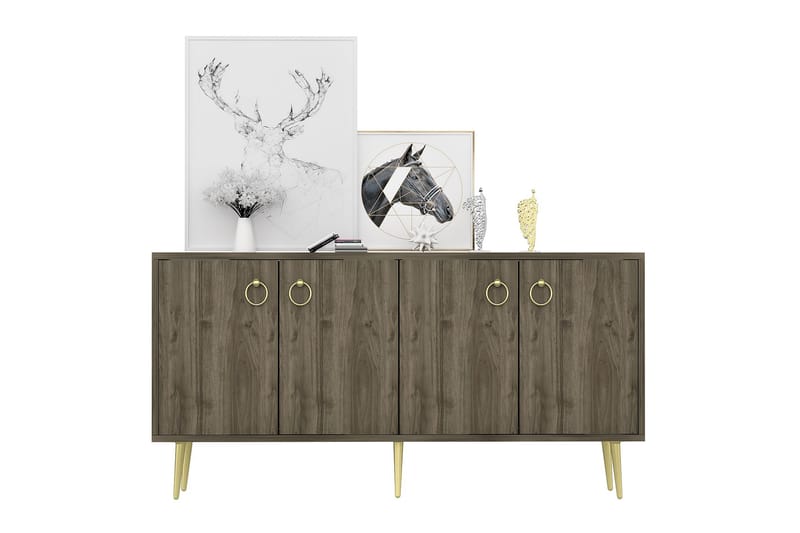 Drop Konsollbord 140x75 cm Brun - Hanah Home - Möbler - Bord & matgrupper - Avlastningsbord - Konsolbord & sidobord