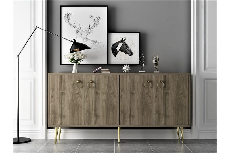 Drop Konsollbord 140x75 cm Brun - Hanah Home - Möbler - Bord & matgrupper - Avlastningsbord - Konsolbord & sidobord