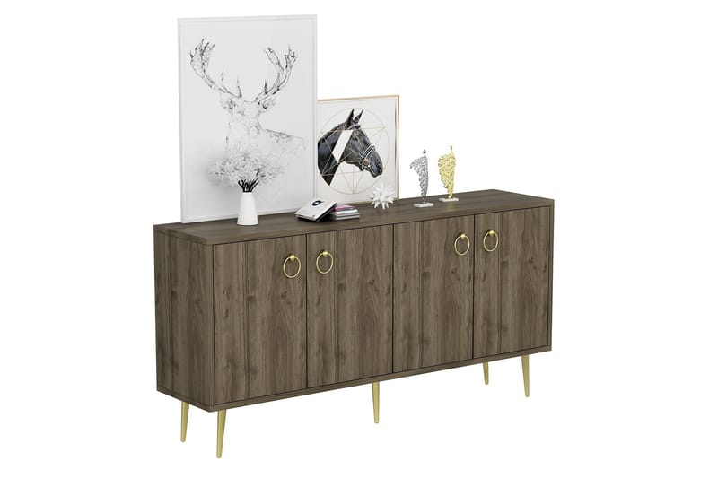 Drop Konsollbord 140x75 cm Brun - Hanah Home - Möbler - Bord & matgrupper - Avlastningsbord - Konsolbord & sidobord