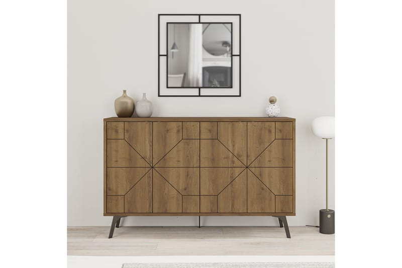 Dune Konsollbord 123x77,4 cm Brun/Vit - Hanah Home - Möbler - Bord & matgrupper - Avlastningsbord - Hallbord