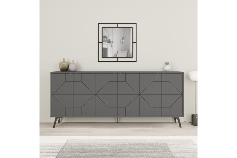 Dune Konsollbord 183,8x77,4 cm Antracit - Hanah Home - Möbler - Bord & matgrupper - Avlastningsbord - Konsolbord & sidobord