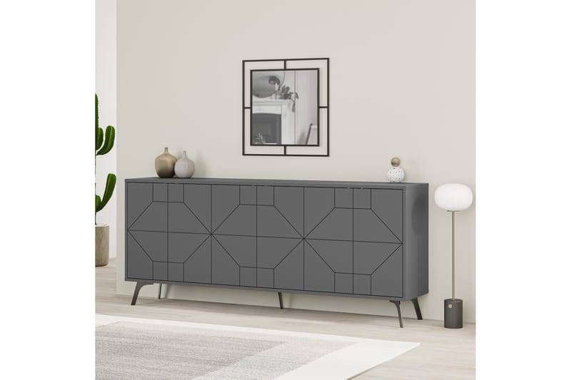 Dune Konsollbord 183,8x77,4 cm Antracit - Hanah Home - Möbler - Bord & matgrupper - Avlastningsbord - Konsolbord & sidobord