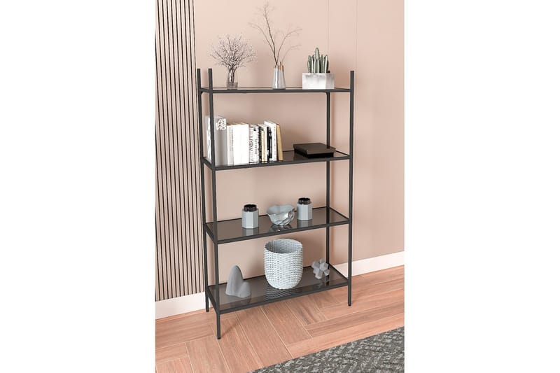 Edilberta Bokhylla 80 cm - Svart - Förvaring - Hylla - Bokhylla
