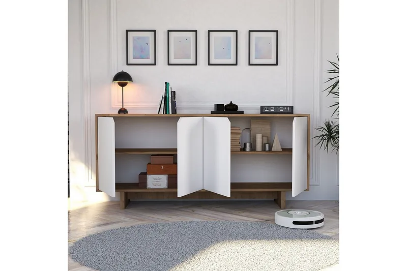 Edrion Konsollbord 180 cm - Vit/Natur - Möbler - Bord & matgrupper - Avlastningsbord - Hallbord