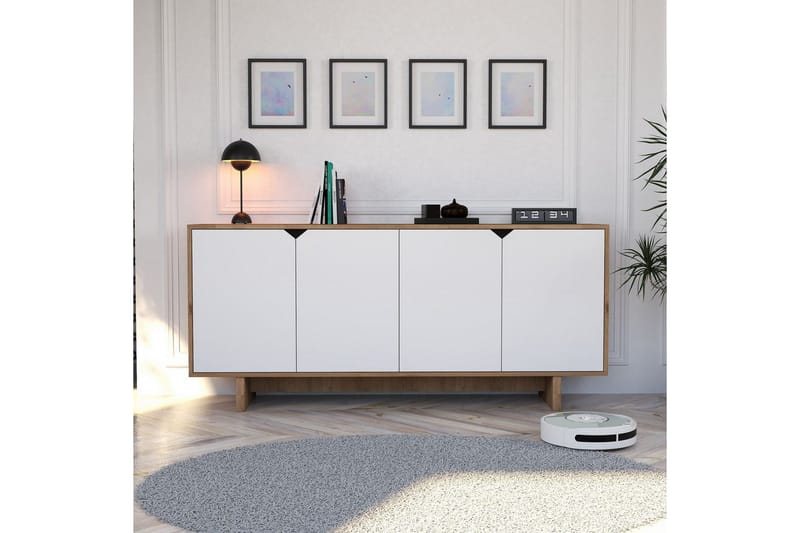 Edrion Konsollbord 180 cm - Vit/Natur - Möbler - Bord & matgrupper - Avlastningsbord - Hallbord