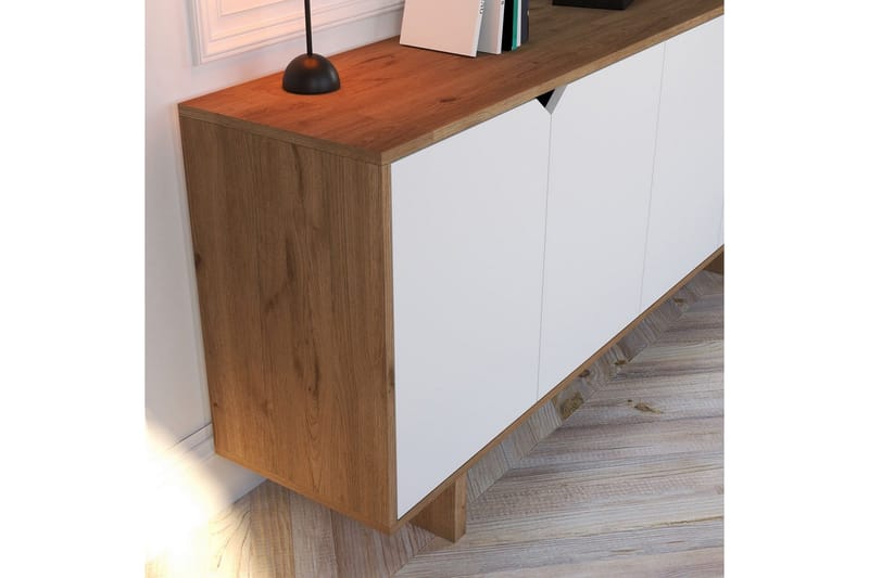 Edrion Konsollbord 180 cm - Vit/Natur - Möbler - Bord & matgrupper - Avlastningsbord - Hallbord