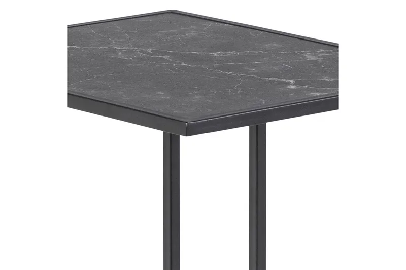 Elgrau Sidobord 43x43 cm - Svart - Möbler - Bord & matgrupper - Avlastningsbord - Lampbord