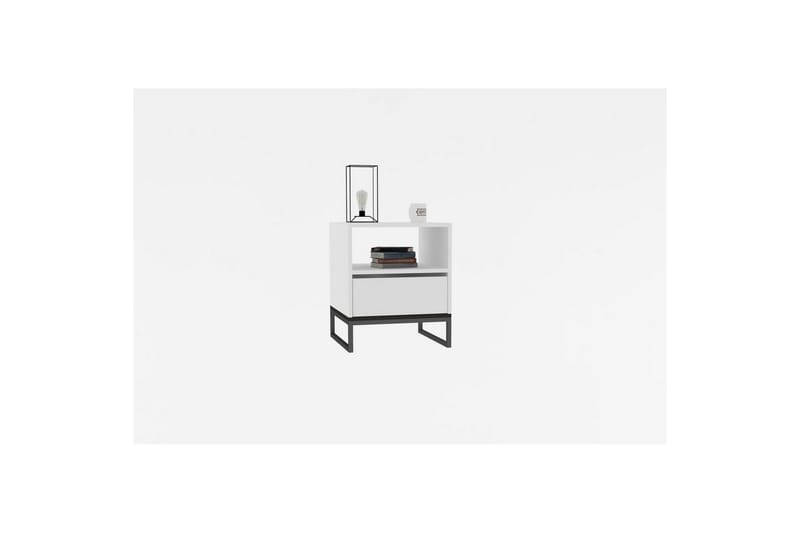 Elvarn Sängbord 51 cm - Vit - Möbler - Bord & matgrupper - Avlastningsbord - Sängbord & nattduksbord