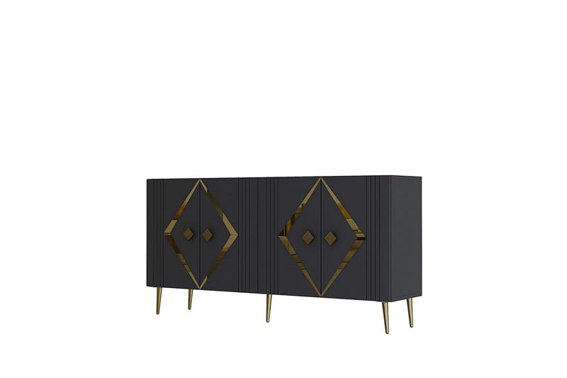 Elvon Konsollbord 150 cm - Antracit/Guld - Möbler - Bord & matgrupper - Avlastningsbord - Hallbord