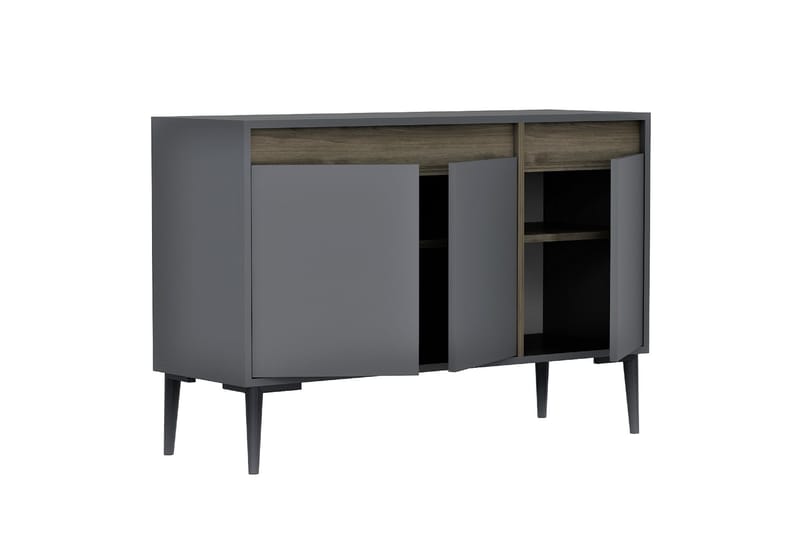 Emlak Konsollbord 120x75 cm Antracit/Brun - Hanah Home - Möbler - Bord & matgrupper - Avlastningsbord - Konsolbord & sidobord