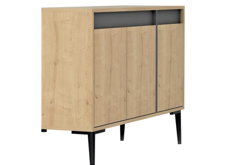 Emlak Konsollbord 120x75 cm Svart/Brun - Hanah Home - Möbler - Bord & matgrupper - Avlastningsbord - Hallbord