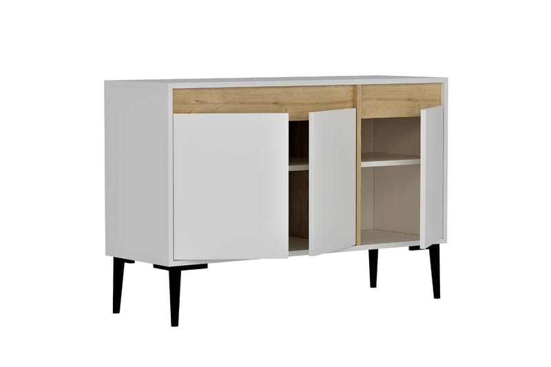 Emlak Konsollbord 120x75 cm Vit/Brun - Hanah Home - Möbler - Bord & matgrupper - Avlastningsbord - Hallbord