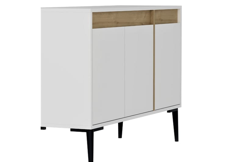 Emlak Konsollbord 120x75 cm Vit/Brun - Hanah Home - Möbler - Bord & matgrupper - Avlastningsbord - Hallbord