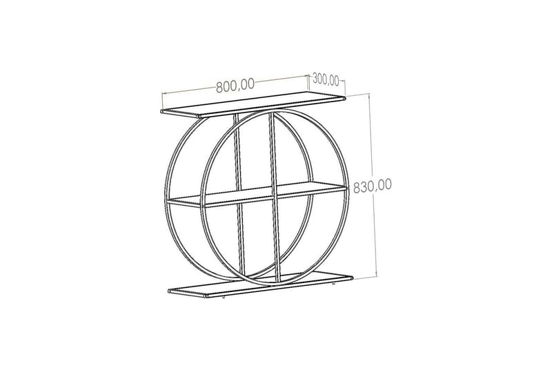 Ennuvolat Konsollbord 80 cm - Svart - Möbler - Bord & matgrupper - Avlastningsbord - Hallbord